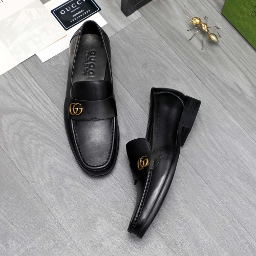 Replica Gucci Oxfords Shoes For Men #1226199 $88.00 USD for Wholesale