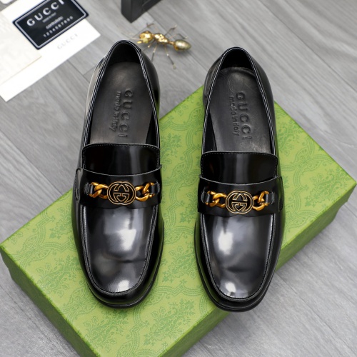 Replica Gucci Oxfords Shoes For Men #1226201 $88.00 USD for Wholesale