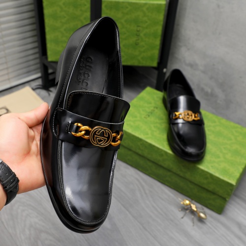 Replica Gucci Oxfords Shoes For Men #1226201 $88.00 USD for Wholesale