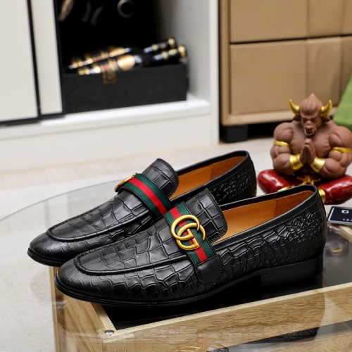 Replica Gucci Oxfords Shoes For Men #1226203 $80.00 USD for Wholesale