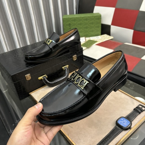 Replica Gucci Oxfords Shoes For Men #1226204 $100.00 USD for Wholesale