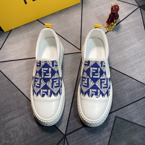 Replica Fendi Casual Shoes For Men #1226216 $72.00 USD for Wholesale