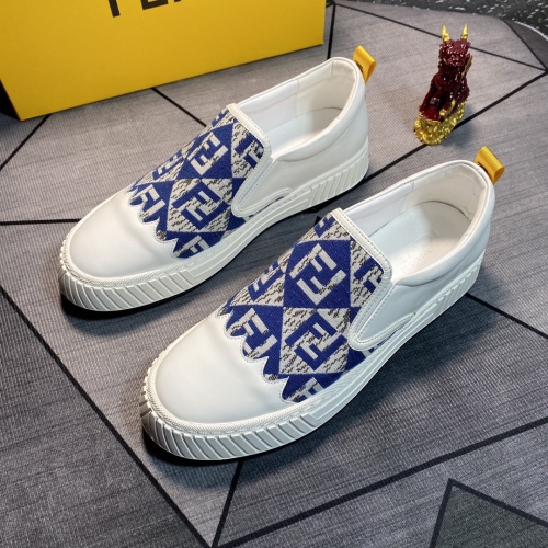 Replica Fendi Casual Shoes For Men #1226216 $72.00 USD for Wholesale