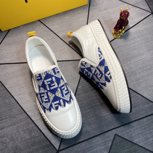 Replica Fendi Casual Shoes For Men #1226216 $72.00 USD for Wholesale