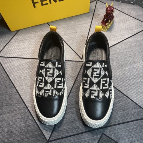 Replica Fendi Casual Shoes For Men #1226217 $72.00 USD for Wholesale