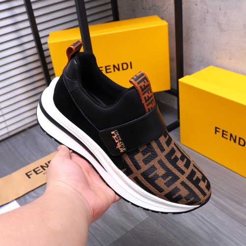 Replica Fendi Casual Shoes For Men #1226221 $80.00 USD for Wholesale