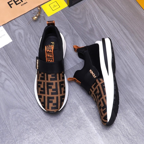 Replica Fendi Casual Shoes For Men #1226221 $80.00 USD for Wholesale