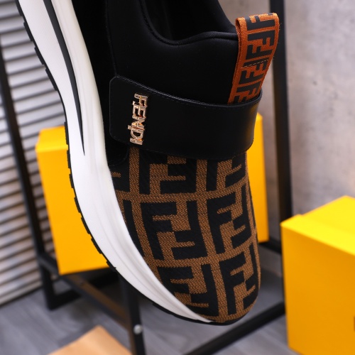 Replica Fendi Casual Shoes For Men #1226221 $80.00 USD for Wholesale