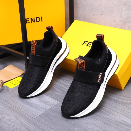 Replica Fendi Casual Shoes For Men #1226222 $80.00 USD for Wholesale