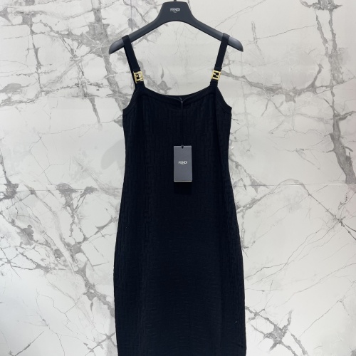 Fendi Dresses Sleeveless For Women #1226255 $108.00 USD, Wholesale Replica Fendi Dresses