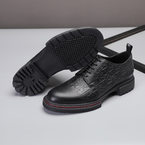 Replica Christian Dior Leather Shoes For Men #1226268 $82.00 USD for Wholesale