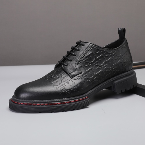 Replica Christian Dior Leather Shoes For Men #1226268 $82.00 USD for Wholesale