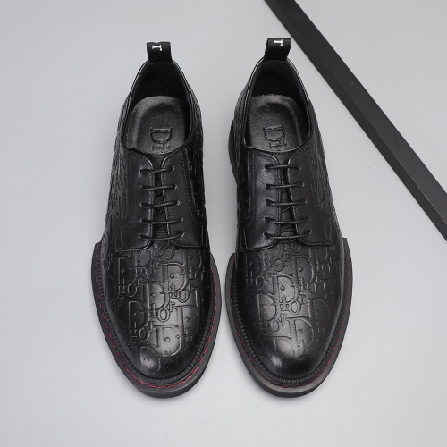 Replica Christian Dior Leather Shoes For Men #1226269 $82.00 USD for Wholesale