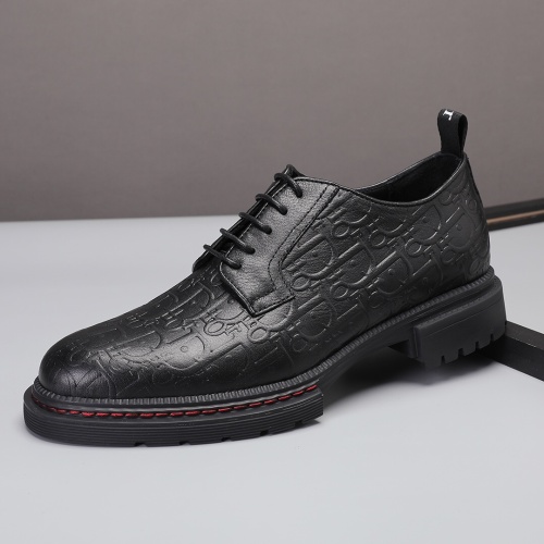 Replica Christian Dior Leather Shoes For Men #1226269 $82.00 USD for Wholesale