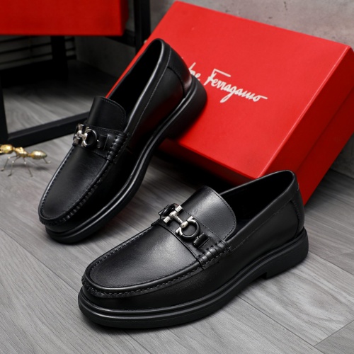 Salvatore Ferragamo Leather Shoes For Men #1226270 $88.00 USD, Wholesale Replica Salvatore Ferragamo Leather Shoes