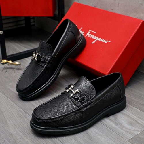 Salvatore Ferragamo Leather Shoes For Men #1226271 $88.00 USD, Wholesale Replica Salvatore Ferragamo Leather Shoes