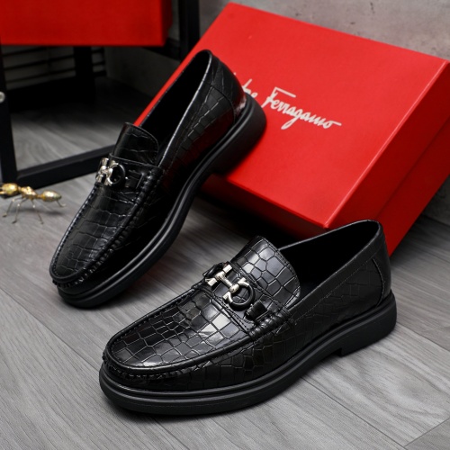 Salvatore Ferragamo Leather Shoes For Men #1226272 $88.00 USD, Wholesale Replica Salvatore Ferragamo Leather Shoes