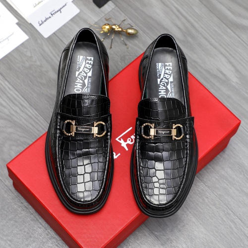 Salvatore Ferragamo Leather Shoes For Men #1226276 $88.00 USD, Wholesale Replica Salvatore Ferragamo Leather Shoes