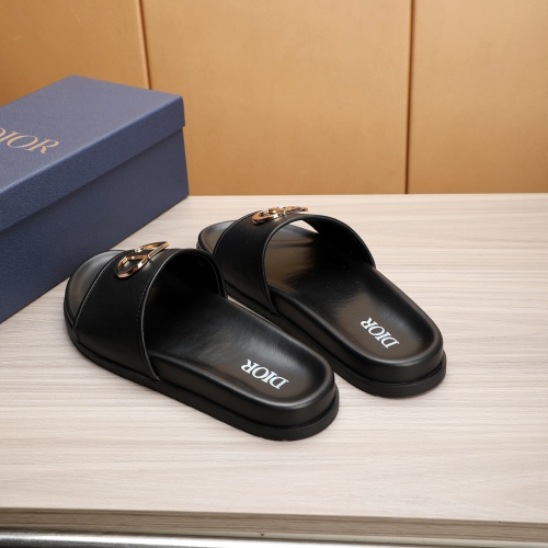 Replica Christian Dior Slippers For Men #1226277 $52.00 USD for Wholesale