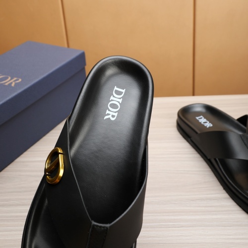 Replica Christian Dior Slippers For Men #1226278 $52.00 USD for Wholesale