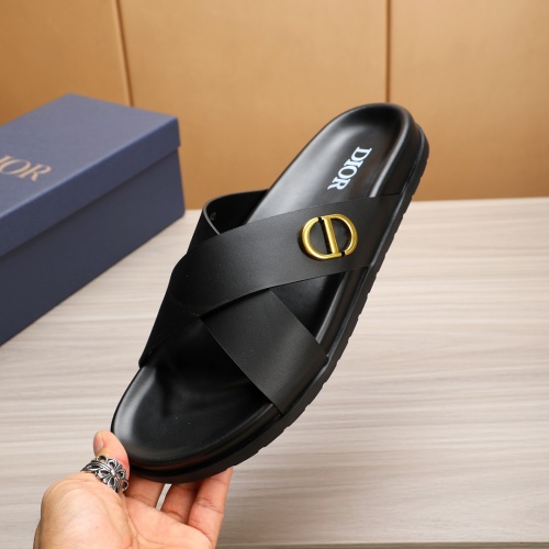 Replica Christian Dior Slippers For Men #1226279 $52.00 USD for Wholesale