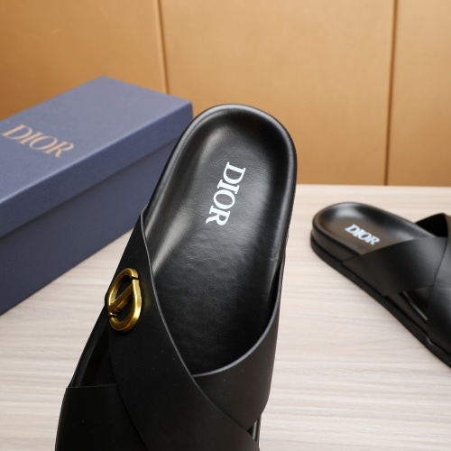 Replica Christian Dior Slippers For Men #1226279 $52.00 USD for Wholesale