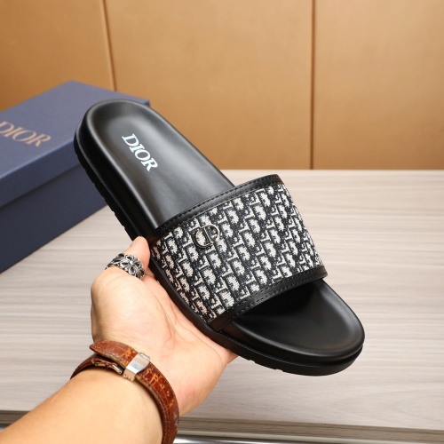 Replica Christian Dior Slippers For Men #1226282 $52.00 USD for Wholesale