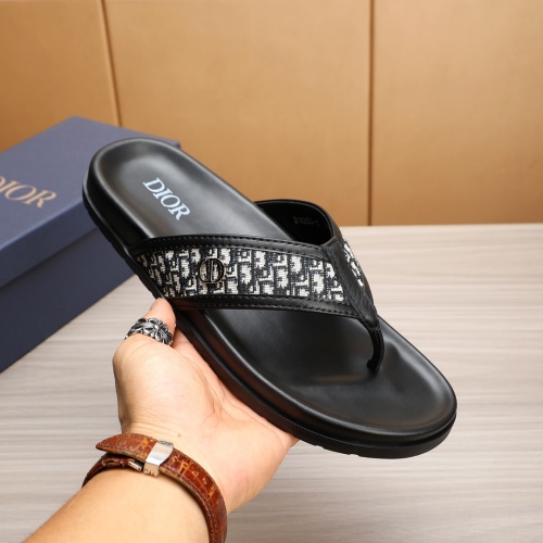 Replica Christian Dior Slippers For Men #1226283 $52.00 USD for Wholesale