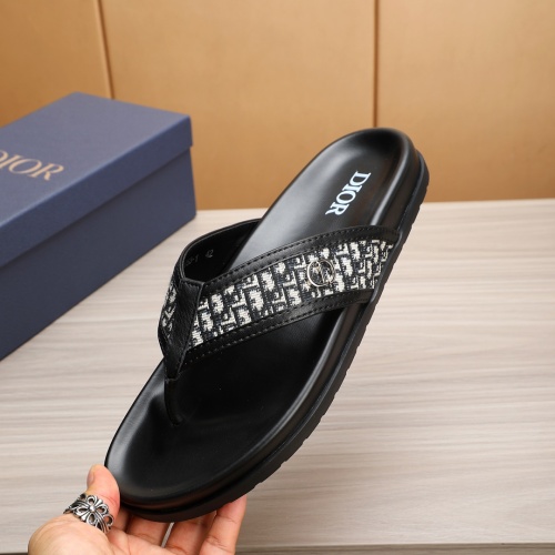 Replica Christian Dior Slippers For Men #1226283 $52.00 USD for Wholesale