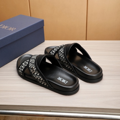 Replica Christian Dior Slippers For Men #1226285 $52.00 USD for Wholesale