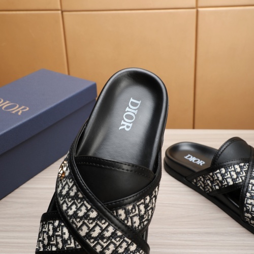 Replica Christian Dior Slippers For Men #1226285 $52.00 USD for Wholesale