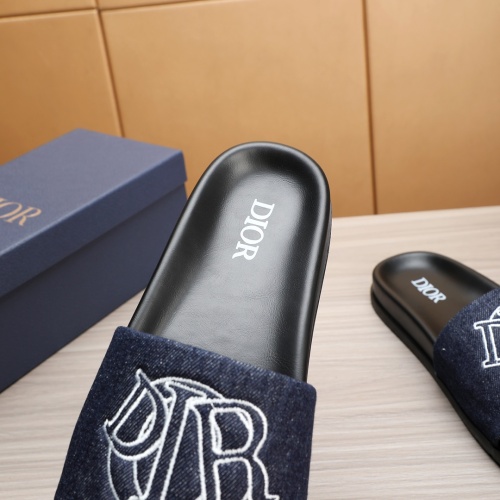 Replica Christian Dior Slippers For Men #1226287 $52.00 USD for Wholesale