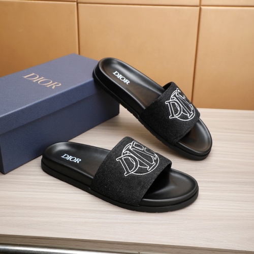 Replica Christian Dior Slippers For Men #1226288 $52.00 USD for Wholesale