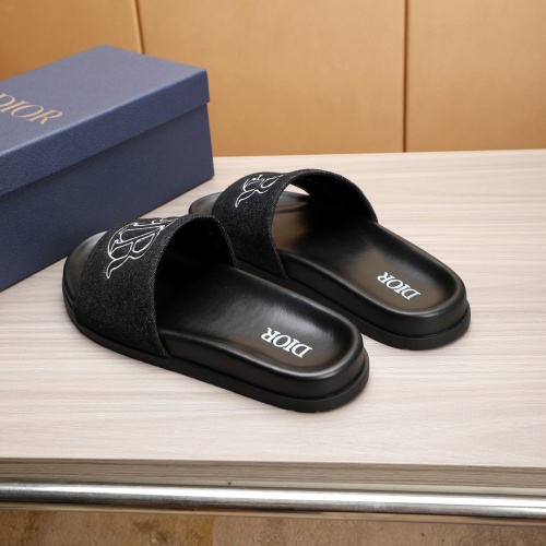 Replica Christian Dior Slippers For Men #1226288 $52.00 USD for Wholesale