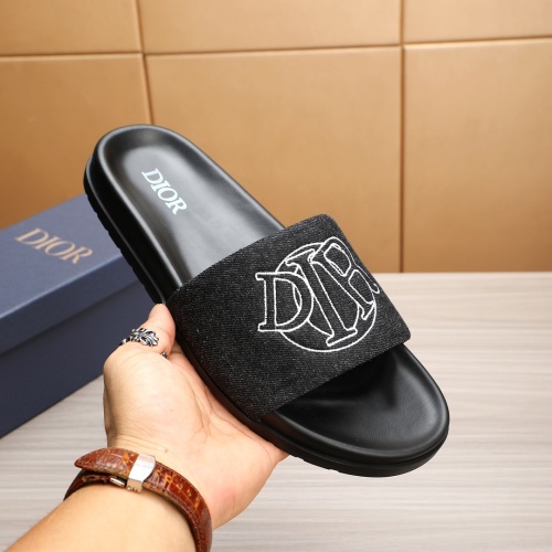 Replica Christian Dior Slippers For Men #1226288 $52.00 USD for Wholesale