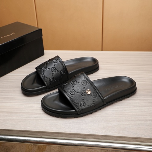 Philipp Plein PP Slippers For Men #1226304 $52.00 USD, Wholesale Replica Philipp Plein PP Slippers