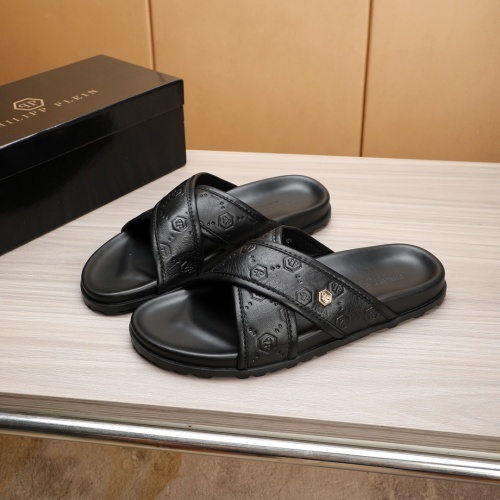 Philipp Plein PP Slippers For Men #1226306 $52.00 USD, Wholesale Replica Philipp Plein PP Slippers