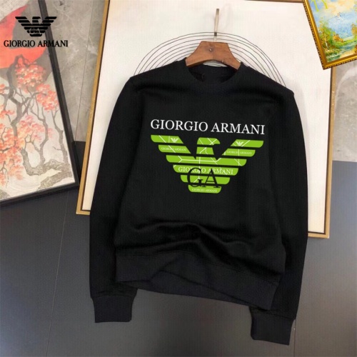 Armani Hoodies Long Sleeved For Men #1226471 $40.00 USD, Wholesale Replica Armani Hoodies