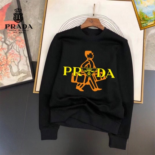 Prada Hoodies Long Sleeved For Men #1226510 $40.00 USD, Wholesale Replica Prada Hoodies