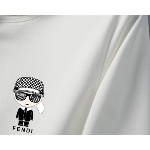 Replica Fendi Hoodies Long Sleeved For Men #1226523 $40.00 USD for Wholesale