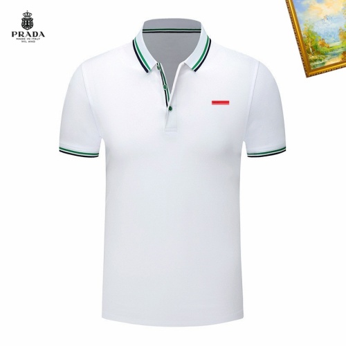 Prada T-Shirts Short Sleeved For Men #1226548 $29.00 USD, Wholesale Replica Prada T-Shirts