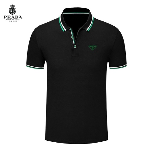 Prada T-Shirts Short Sleeved For Men #1226593 $29.00 USD, Wholesale Replica Prada T-Shirts