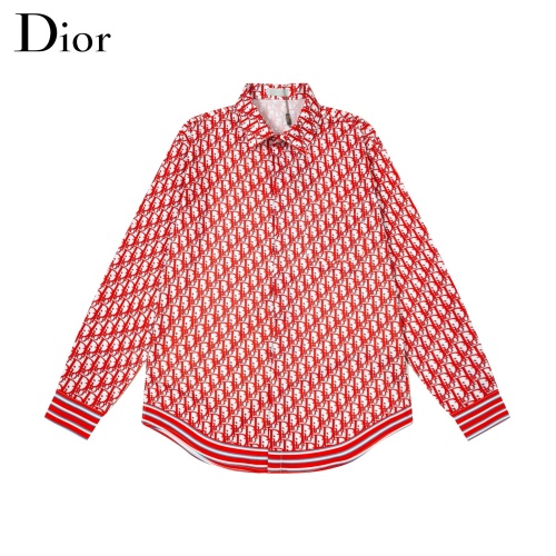 Christian Dior Shirts Long Sleeved For Unisex #1226595 $64.00 USD, Wholesale Replica Christian Dior Shirts