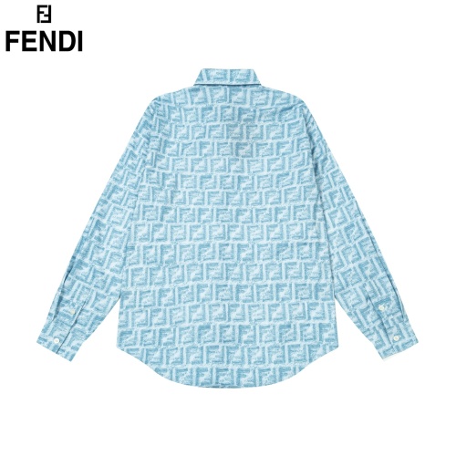 Replica Fendi Shirts Long Sleeved For Unisex #1226612 $64.00 USD for Wholesale