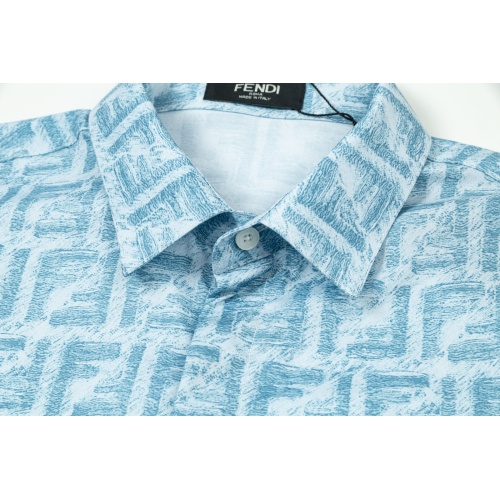 Replica Fendi Shirts Long Sleeved For Unisex #1226612 $64.00 USD for Wholesale