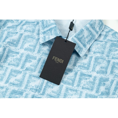 Replica Fendi Shirts Long Sleeved For Unisex #1226612 $64.00 USD for Wholesale