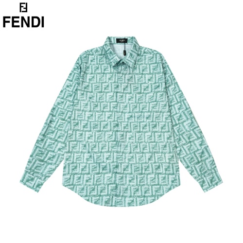 Fendi Shirts Long Sleeved For Unisex #1226614 $64.00 USD, Wholesale Replica Fendi Shirts