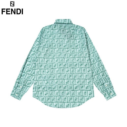 Replica Fendi Shirts Long Sleeved For Unisex #1226614 $64.00 USD for Wholesale