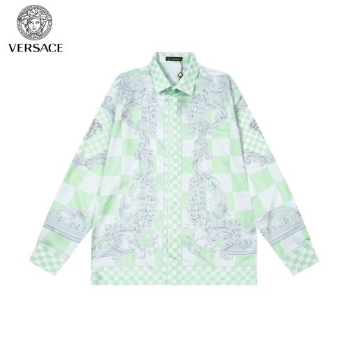 Versace Shirts Long Sleeved For Unisex #1226617 $64.00 USD, Wholesale Replica Versace Shirts