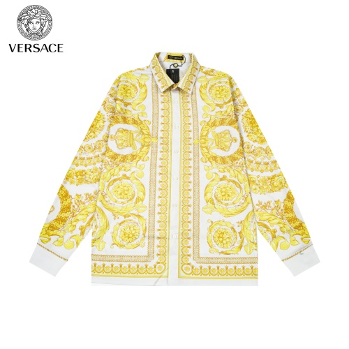 Versace Shirts Long Sleeved For Unisex #1226618 $64.00 USD, Wholesale Replica Versace Shirts